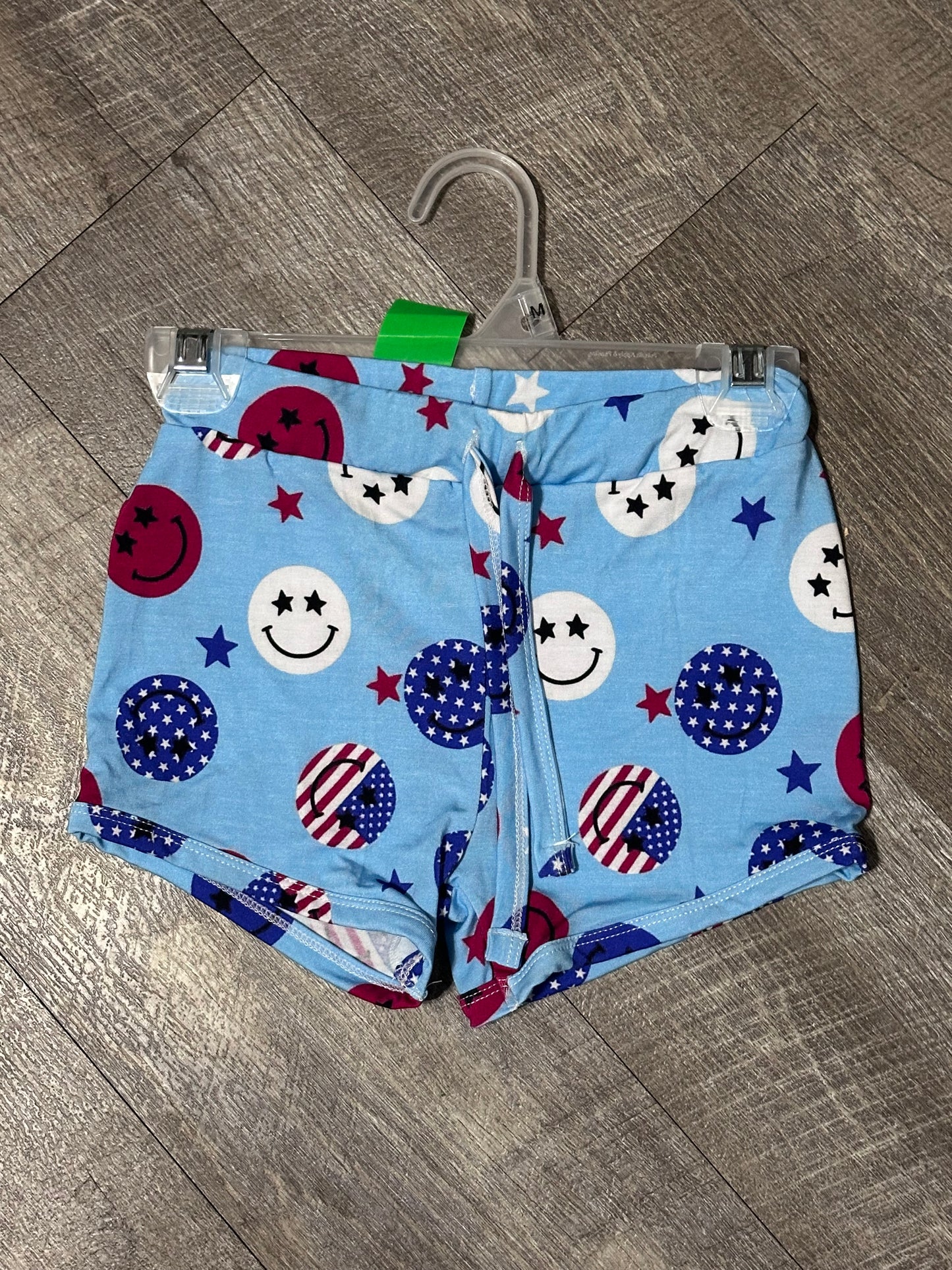 Smiley 4th Bamboo Shorts - 3T - RTG