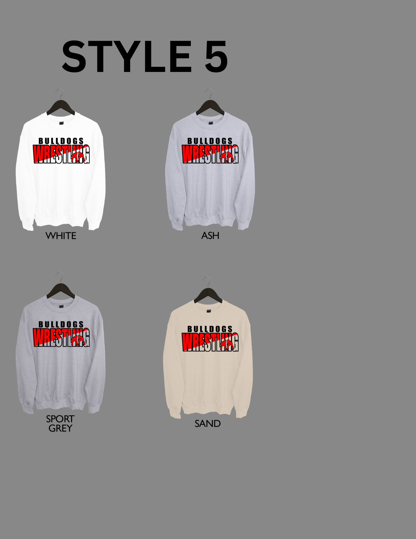 Bulldogs Wrestling Youth Hoodie