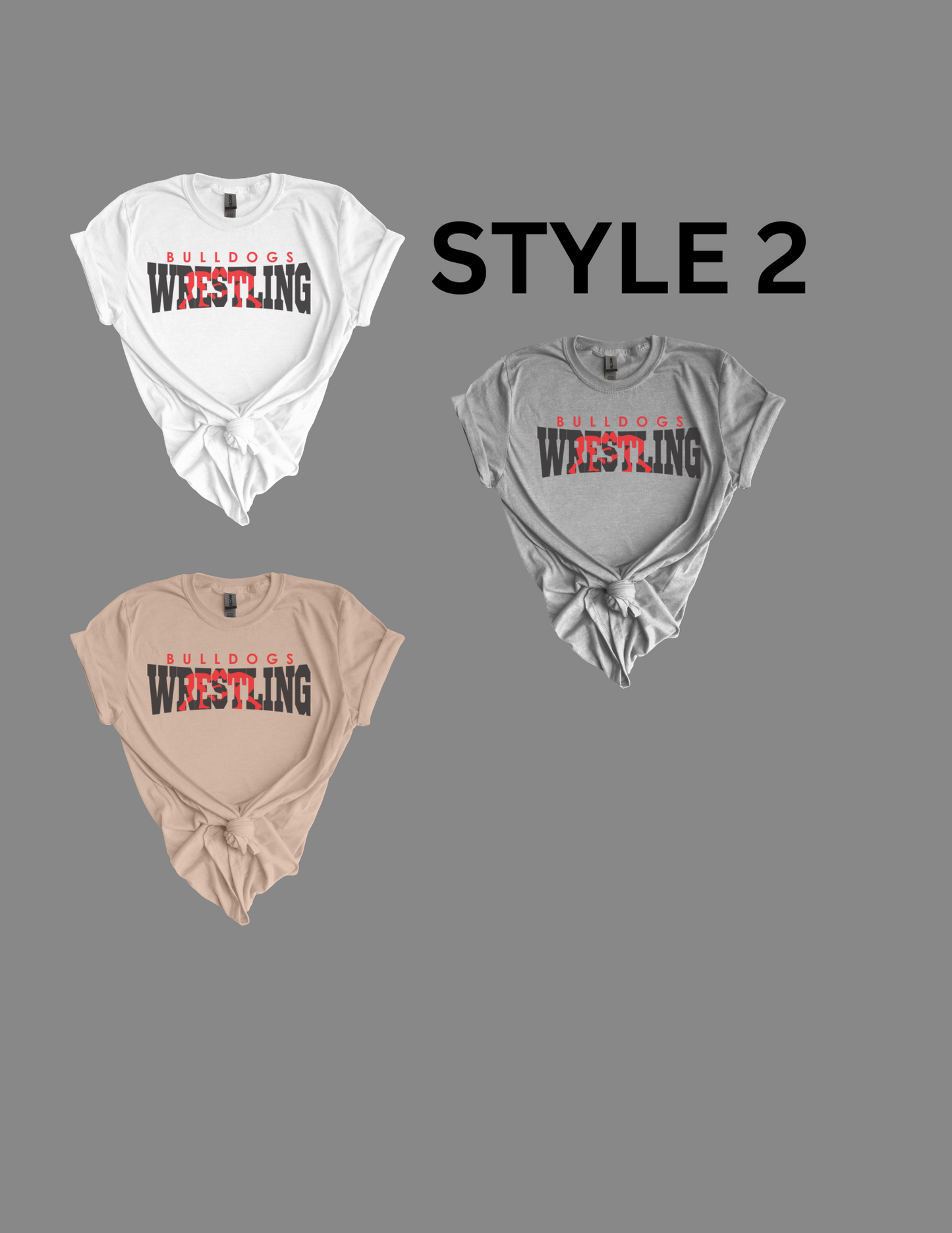 Bulldog Wrestling T-Shirt