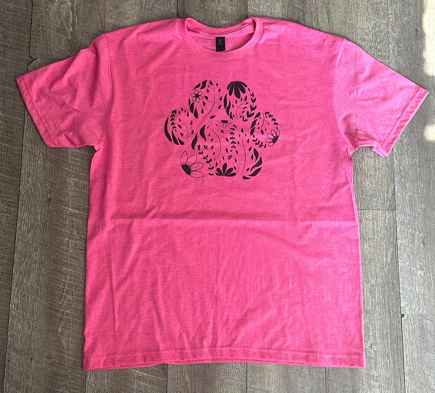 Floral Paw Print