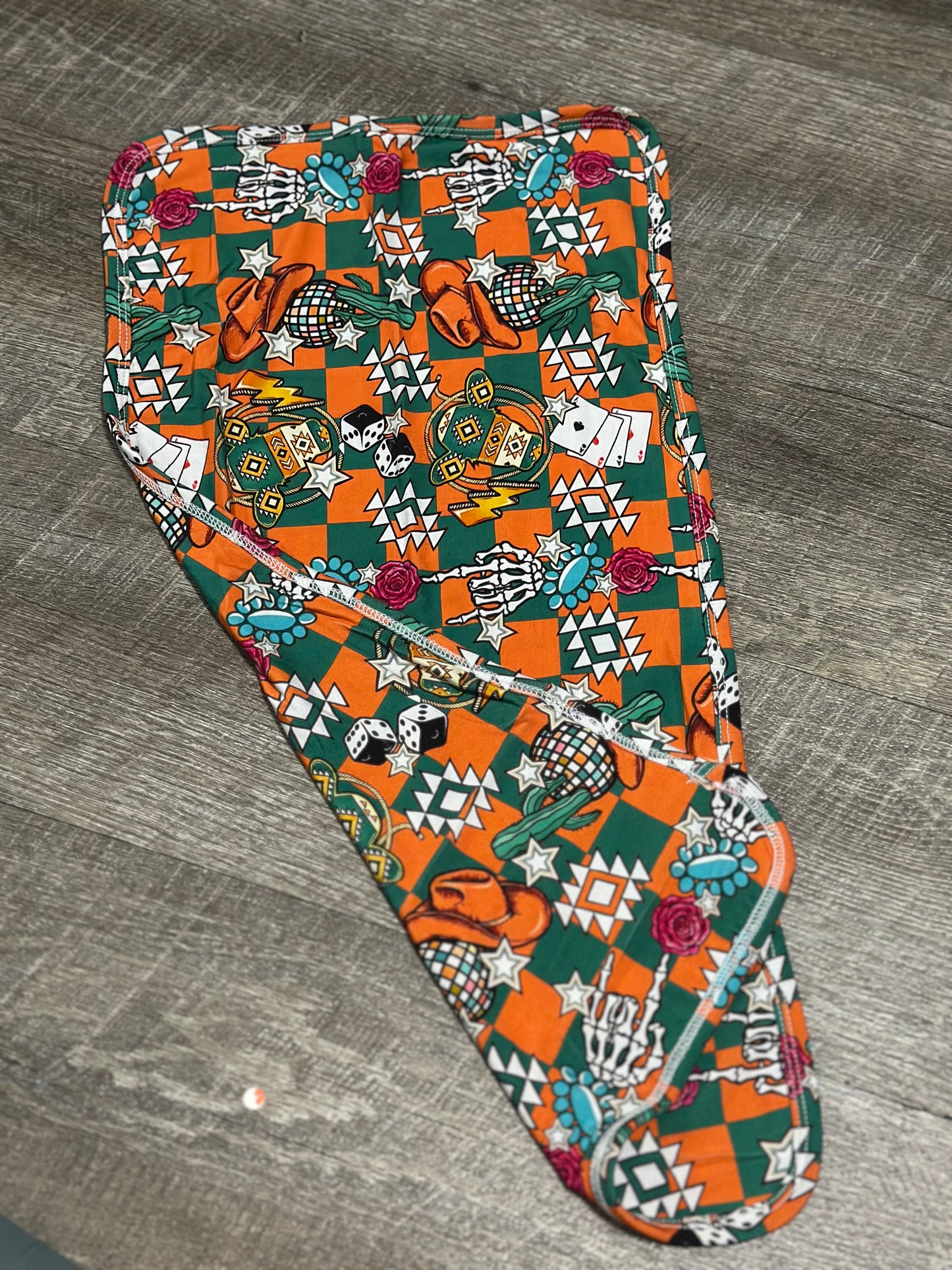 Checker Western - Burp Cloth - RTG