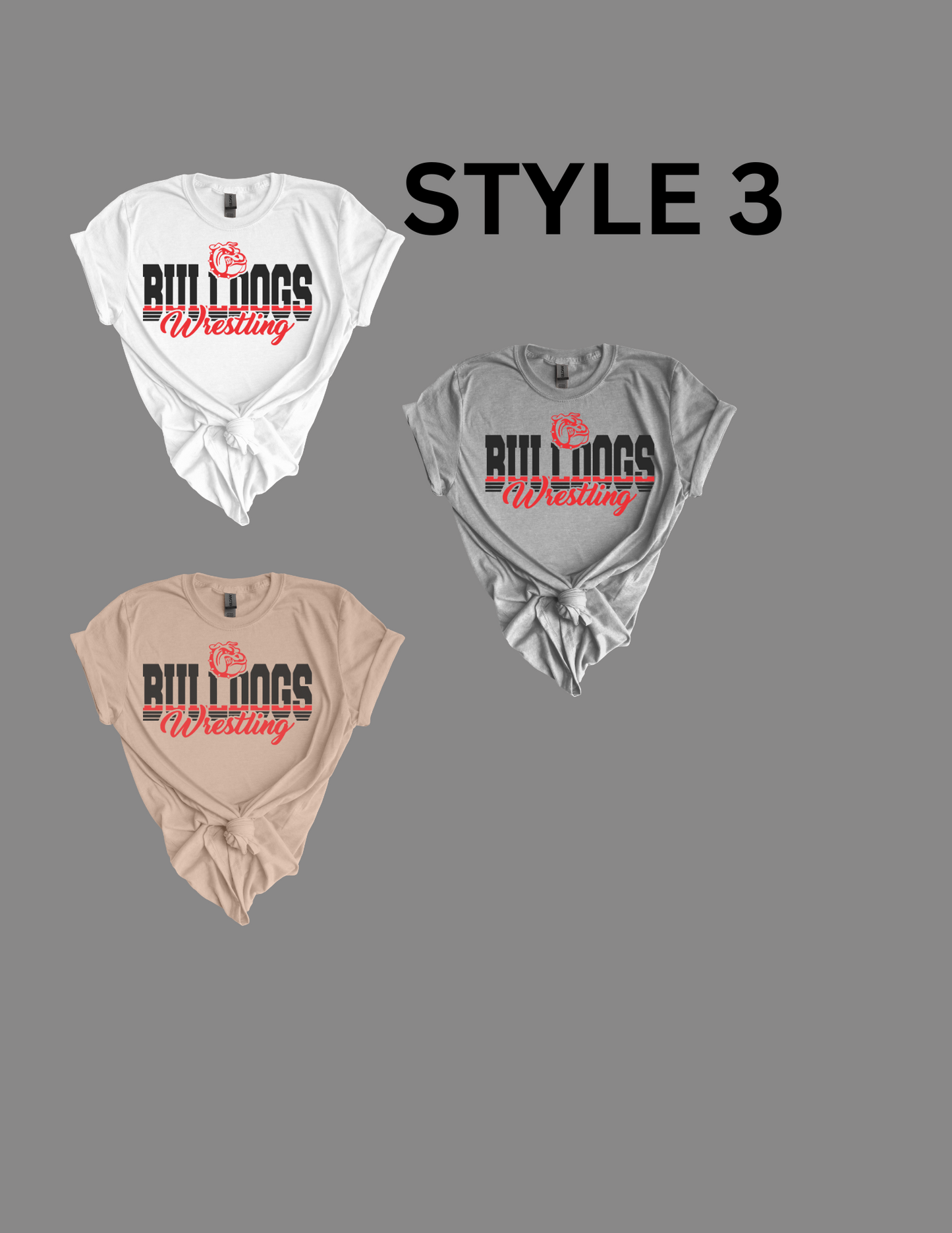 Bulldog Wrestling T-Shirt