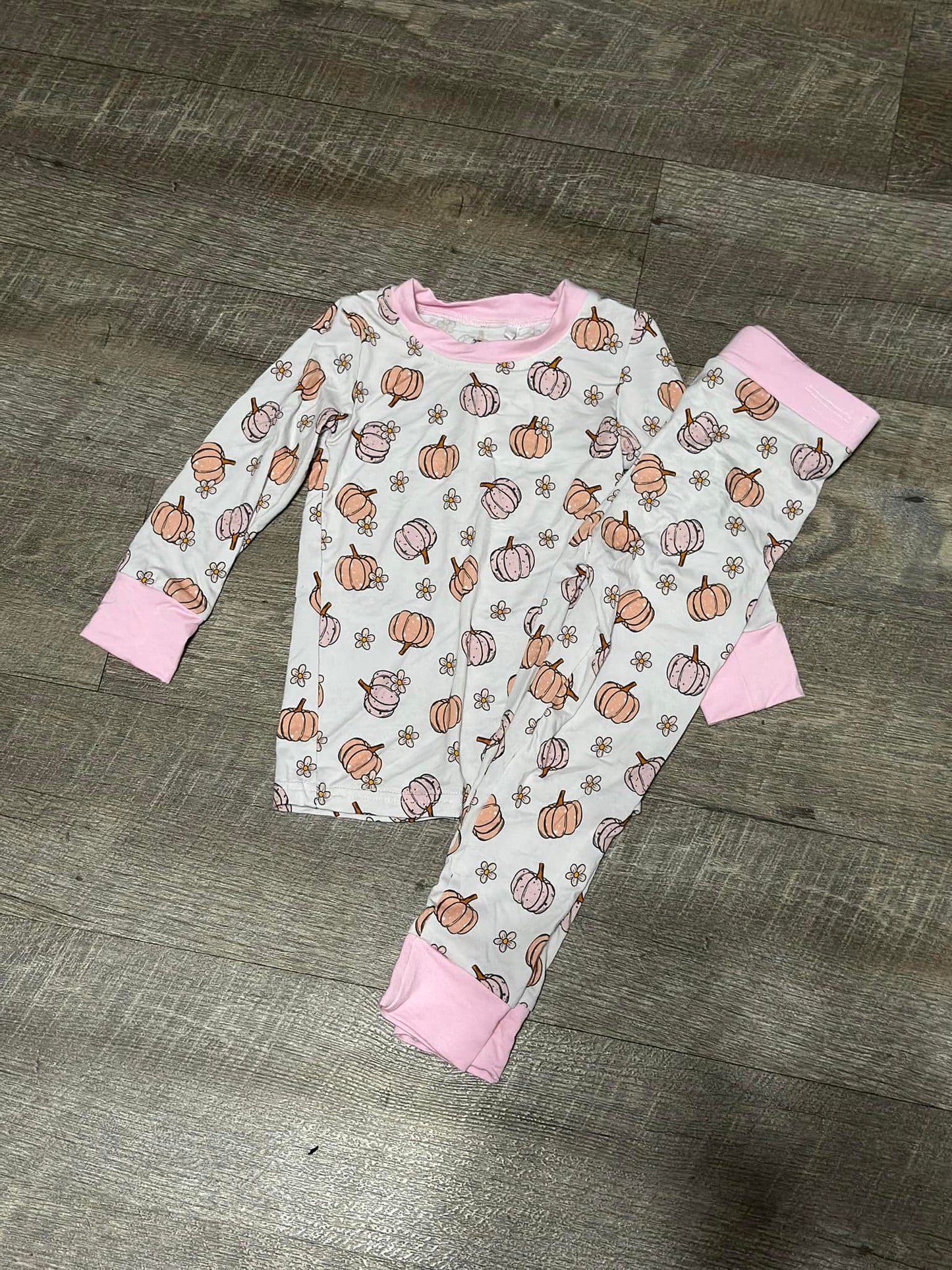 Pink & Orange Pumpkins - 2 piece set - RTG