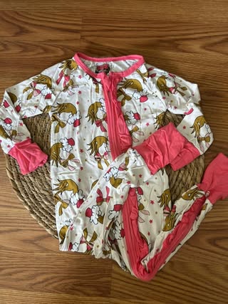 Pink Grinch Hand - Zippy - 12/18m - RTG