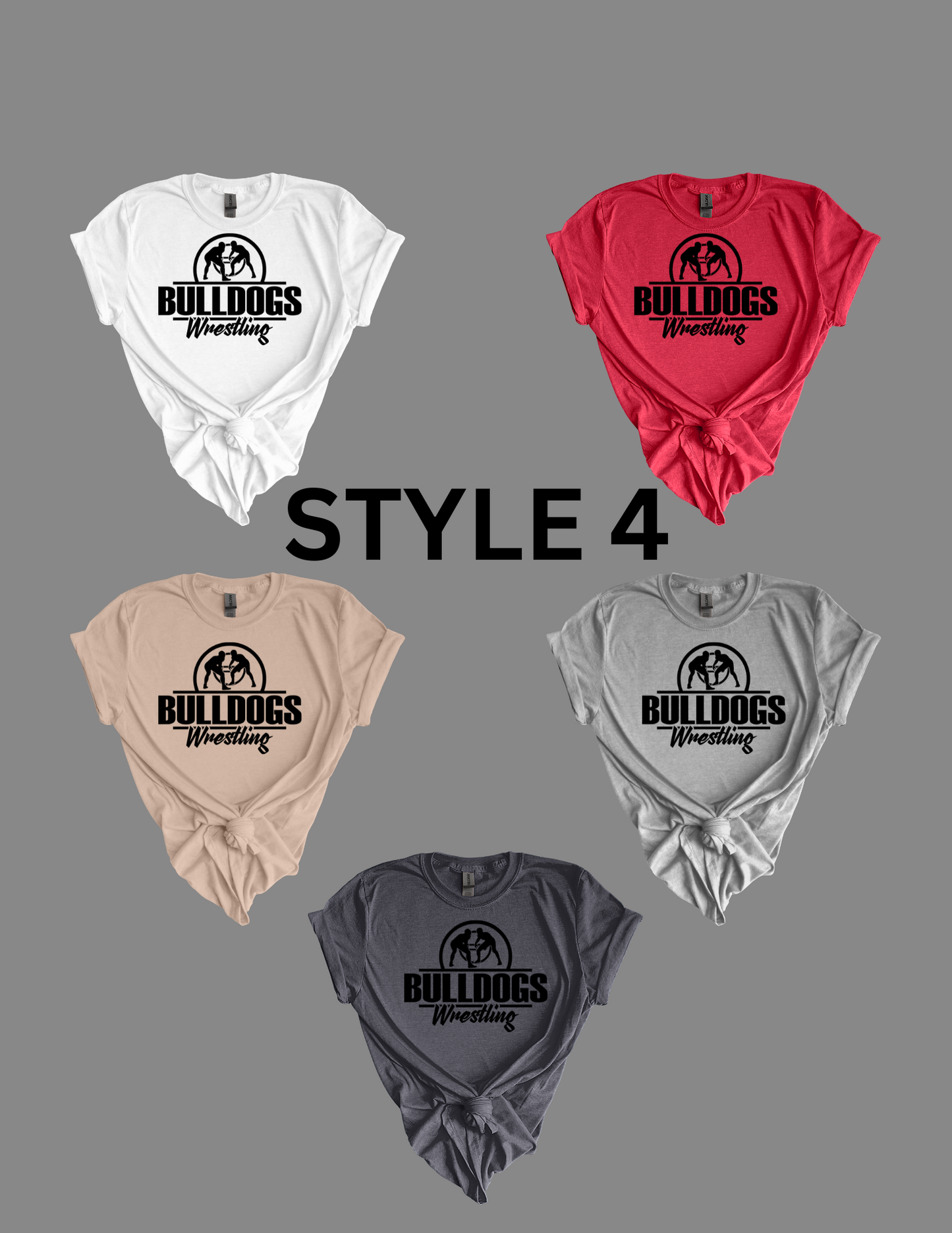 Bulldog Wrestling T-Shirt