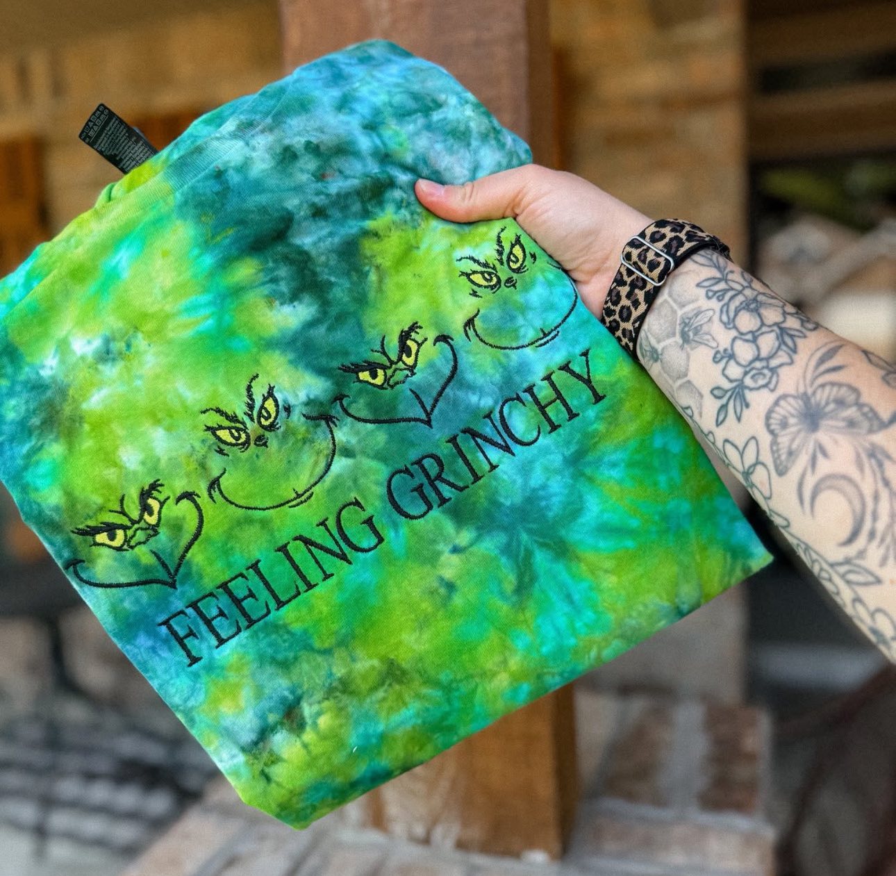 Feeling Grinchy - Tiedyed - RTG
