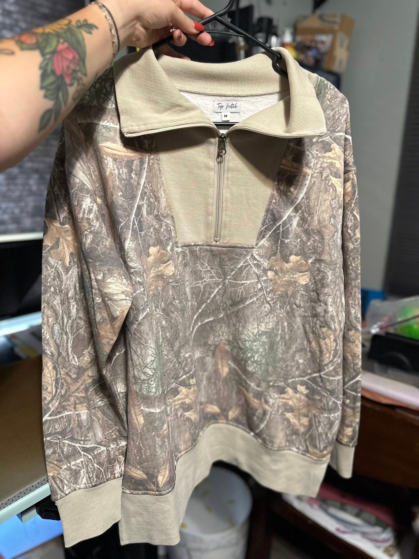 Camo Quarter Zips - RTG