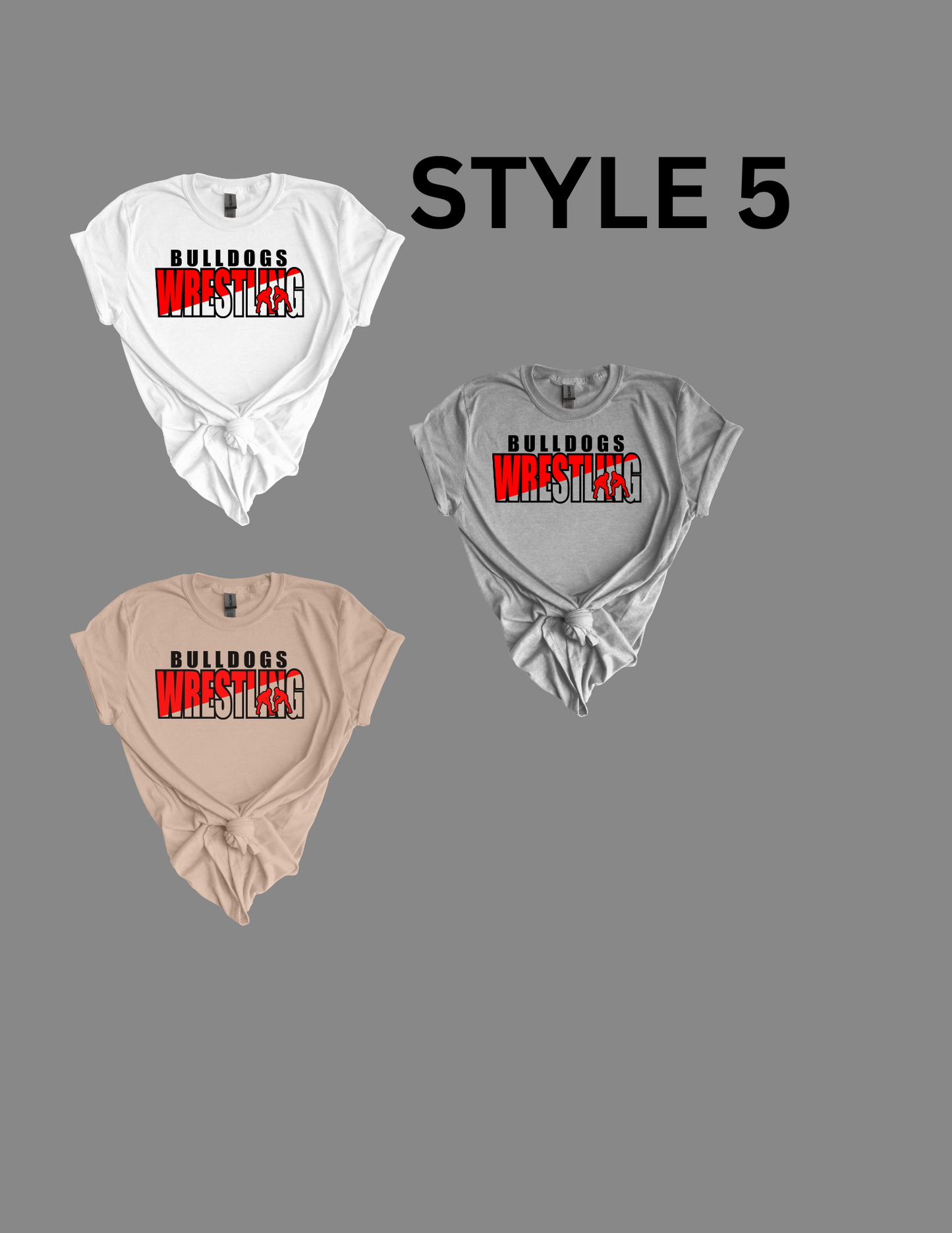 Bulldog Wrestling T-Shirt