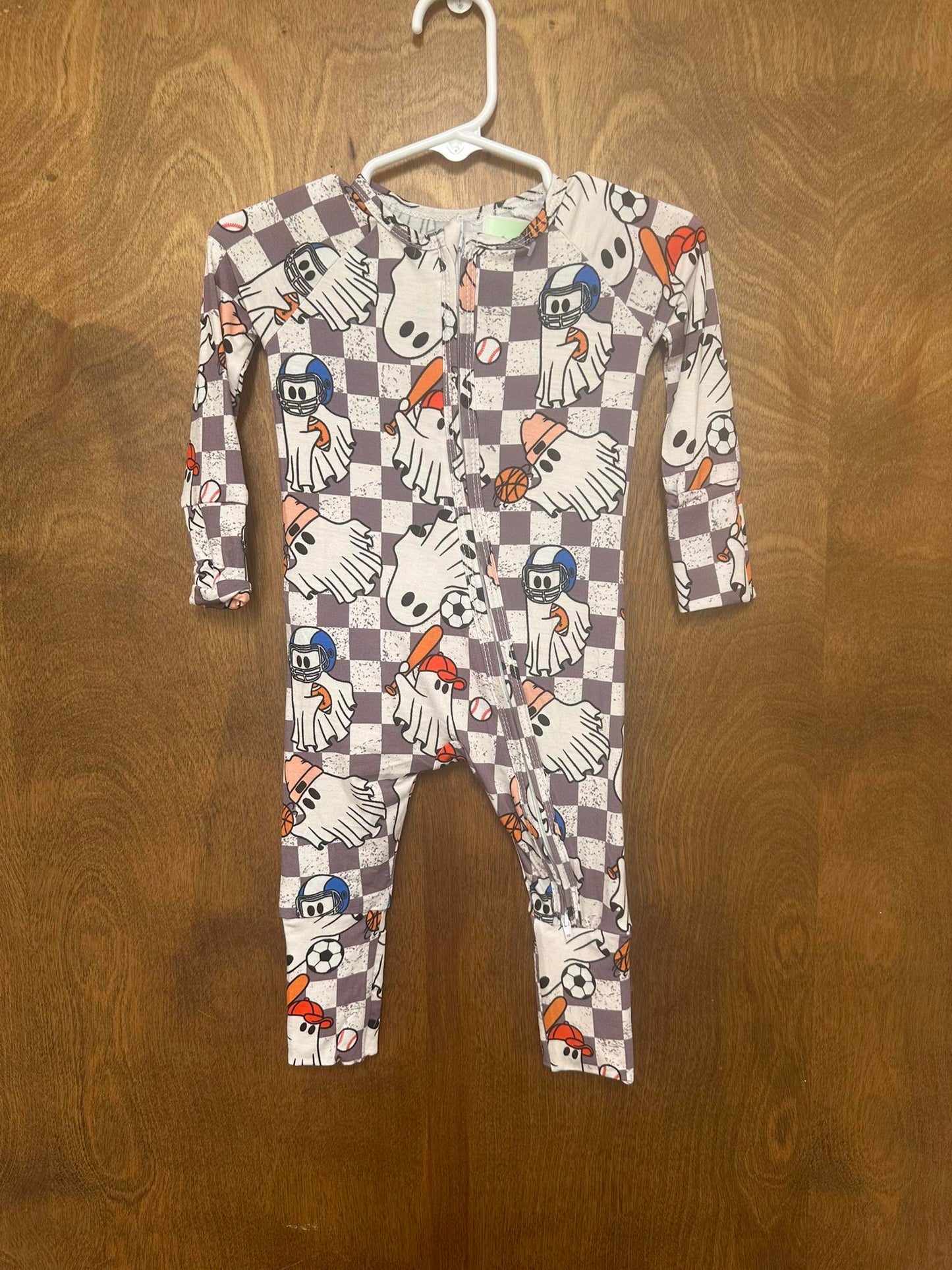 Checker Ghost Baseball - 3/6m - RTG