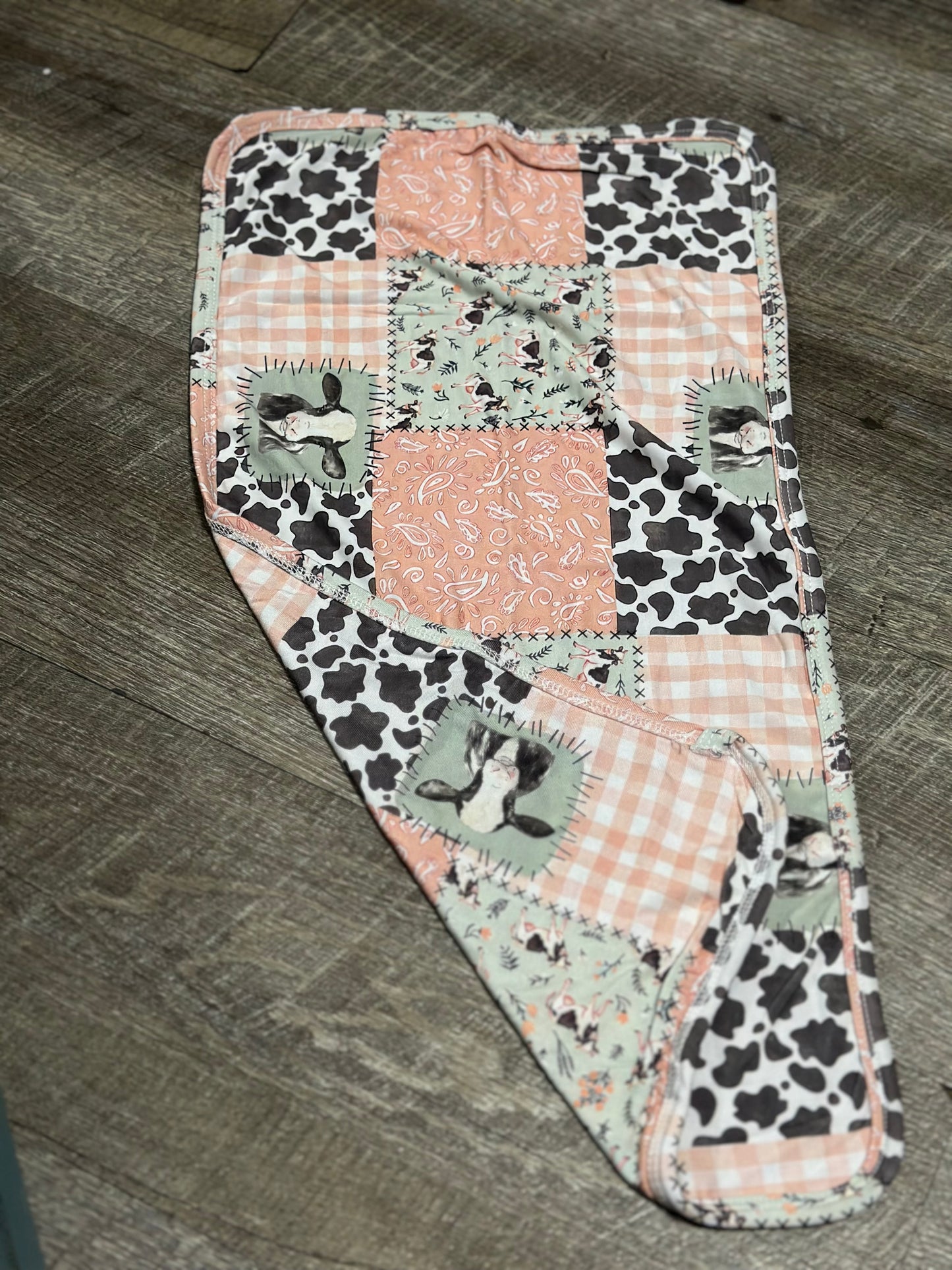 Cow Patches - Burp Cloth - RTG
