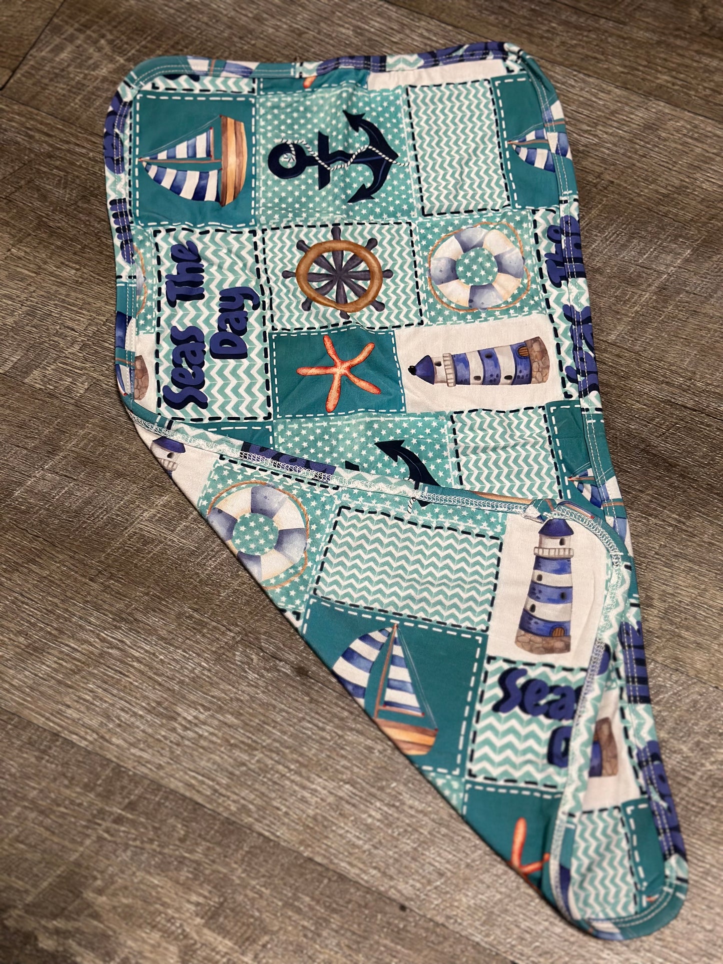 Seas the Day - Burp Cloth - RTG