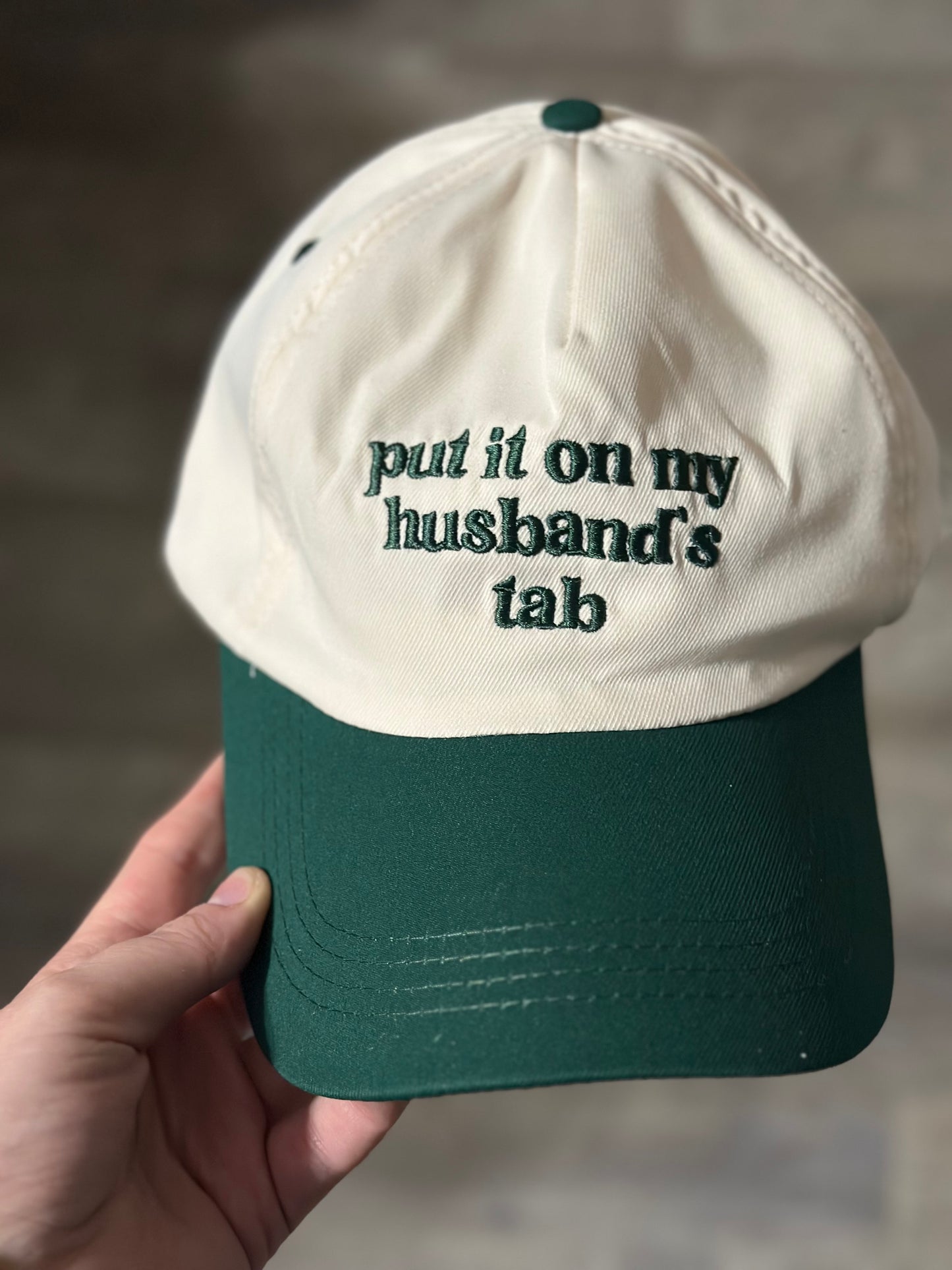 Put it on my husbands tab - Hat - RTG
