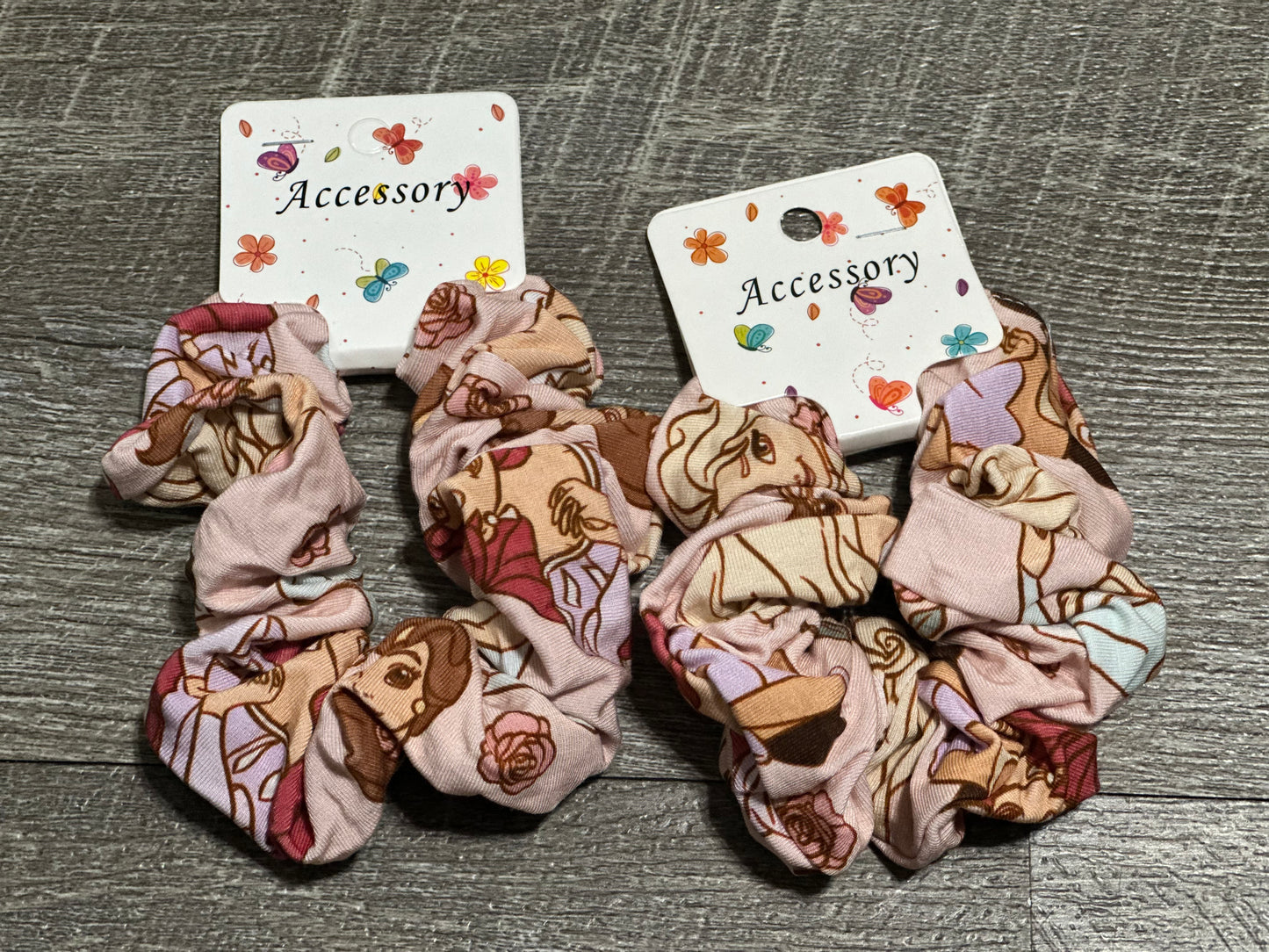 Pink Rose Princess - Scrunchie - RTG