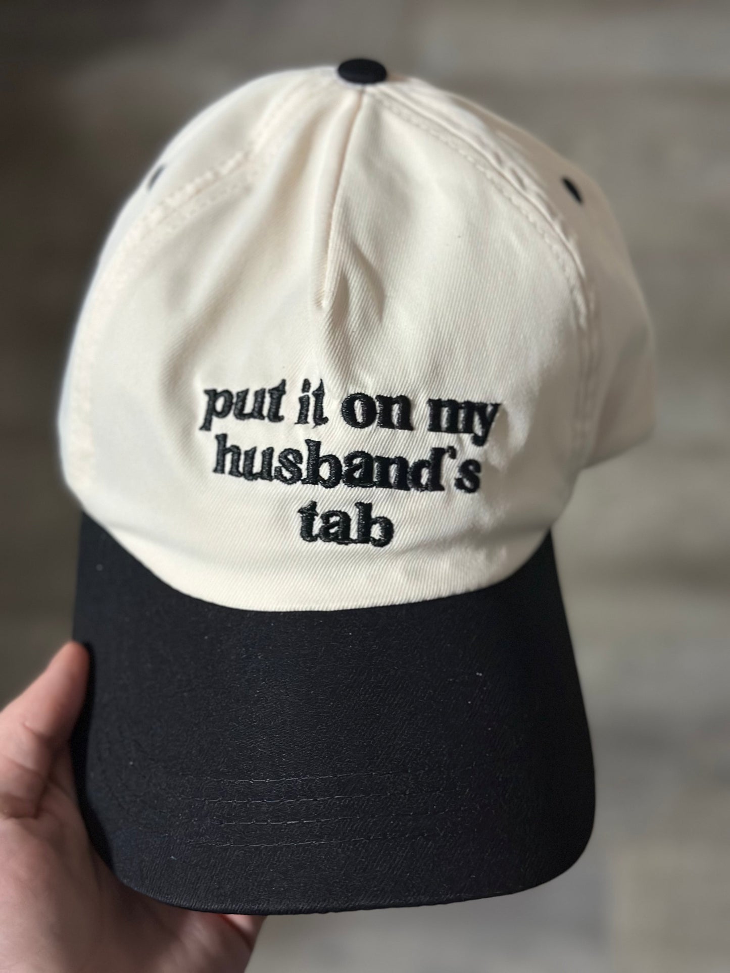 Put it on my husbands tab - Hat - RTG