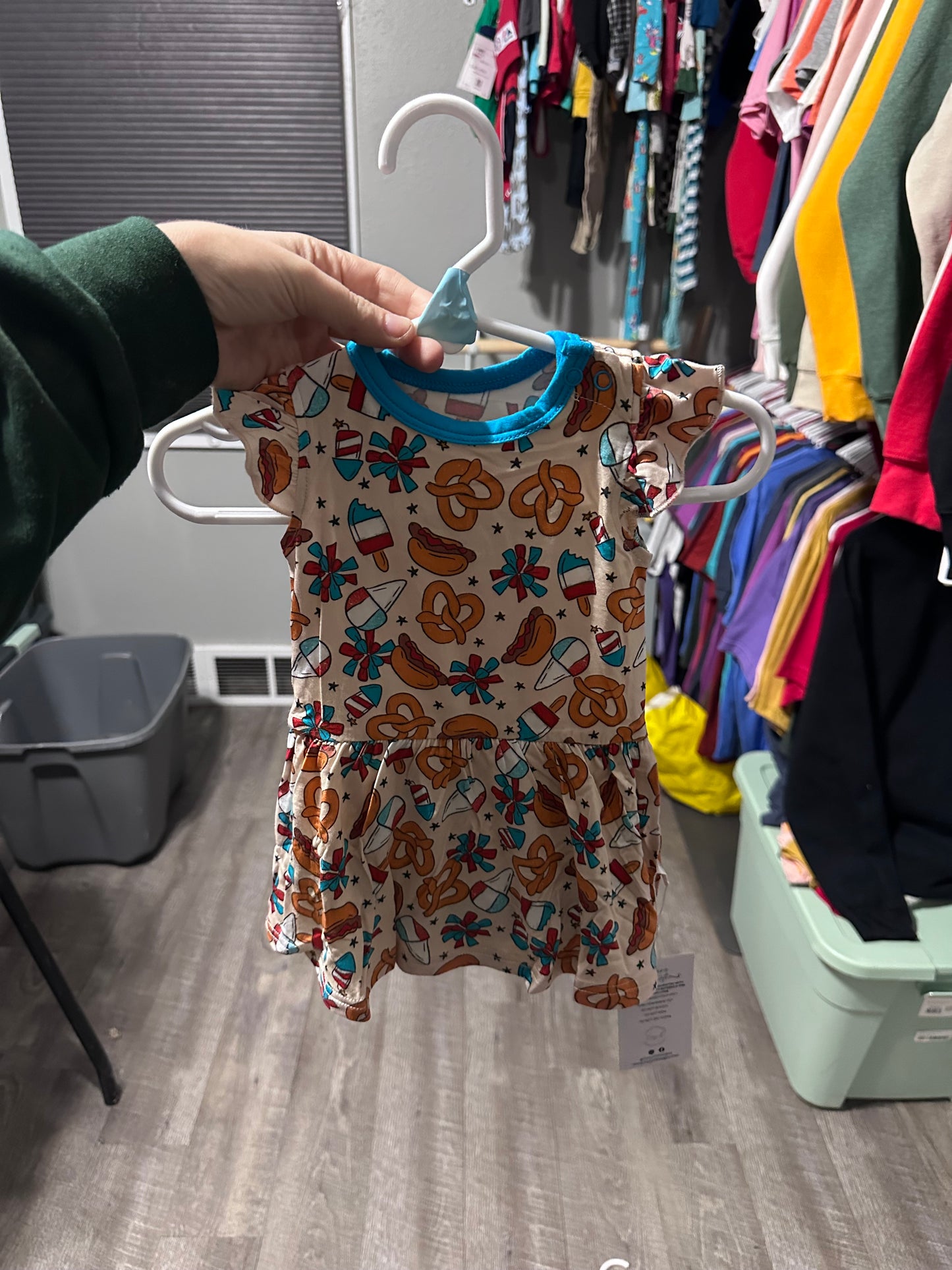 Twirl 4th Dress Bamboo - 0/3m - RTG