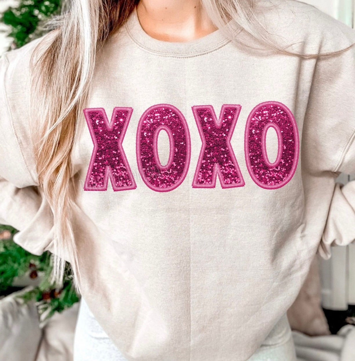 XOXO Faux Glitter