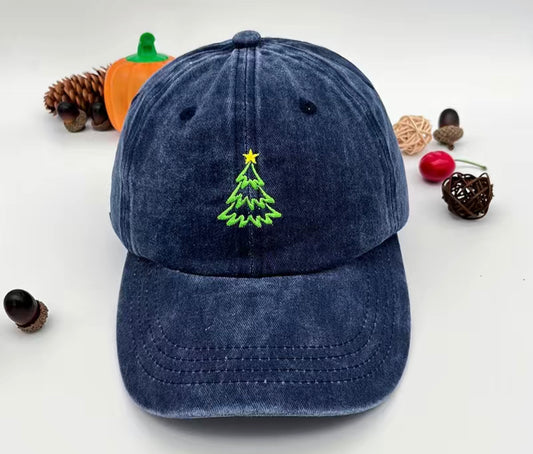 Christmas Tree Embroidered Hat - RTG