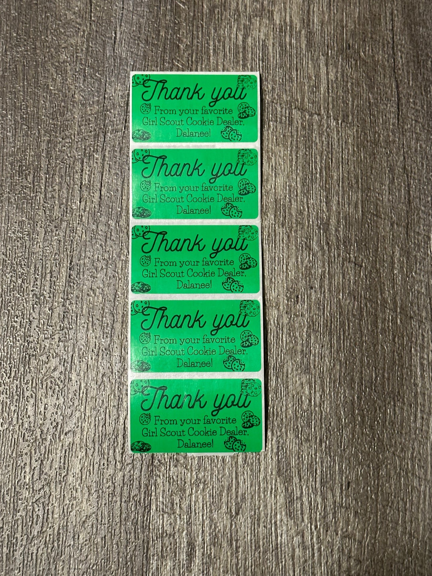 Cookie Dealer Stickers