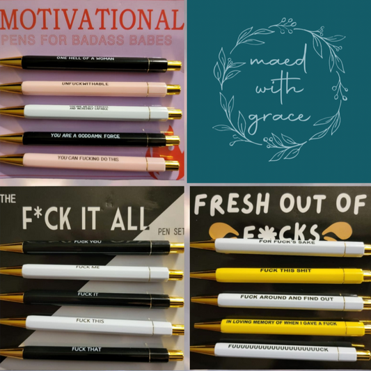 Motivational/F*ck Pen Sets - RTG