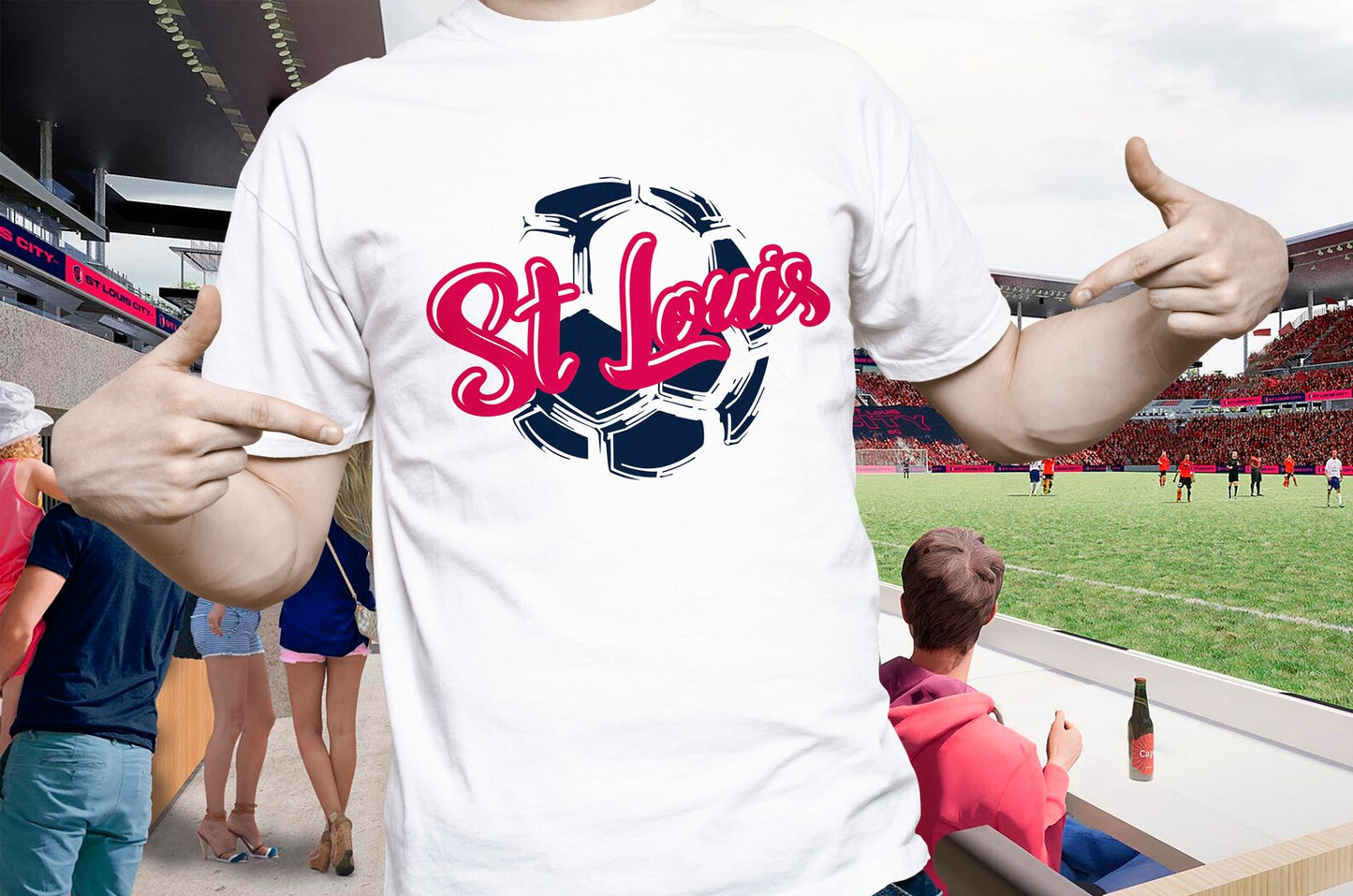 St. Louis Retro Soccer Ball