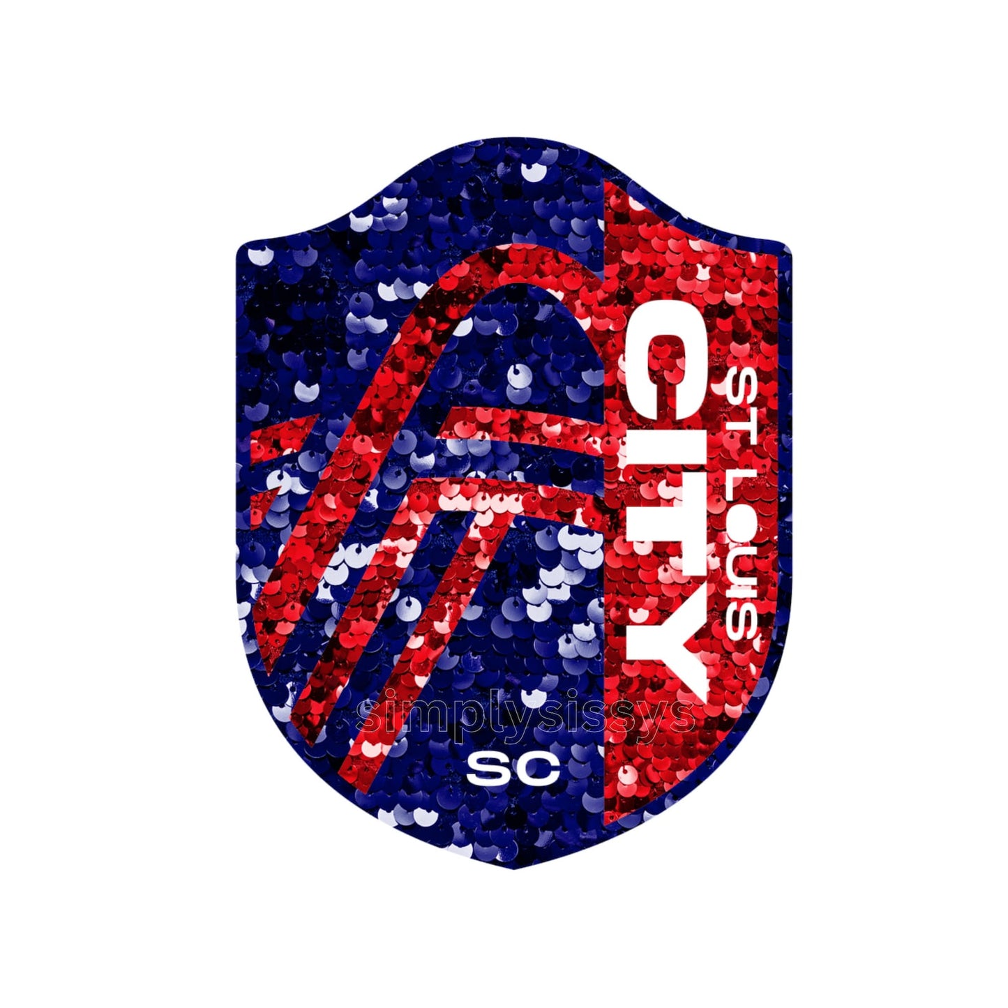 St. Louis City Faux Glitter