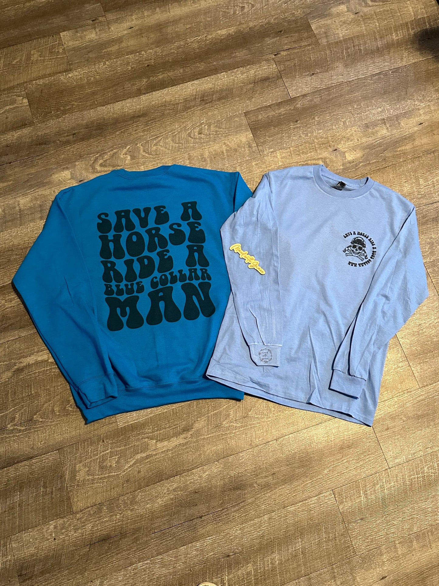 Save a horse, Blue Collar Man - T-Shirt