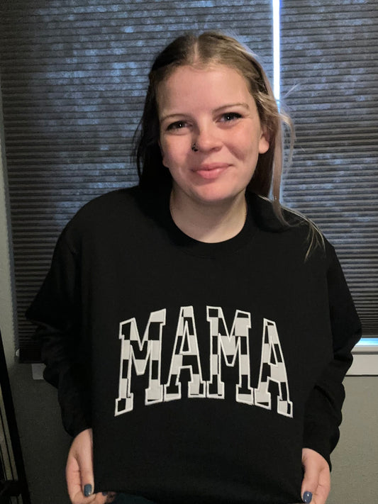 Mama - Checkered - Embroidered - RTG