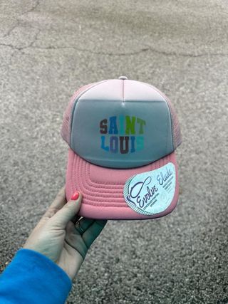 Saint Louis - Pony Tail Trucker Hat - Pink