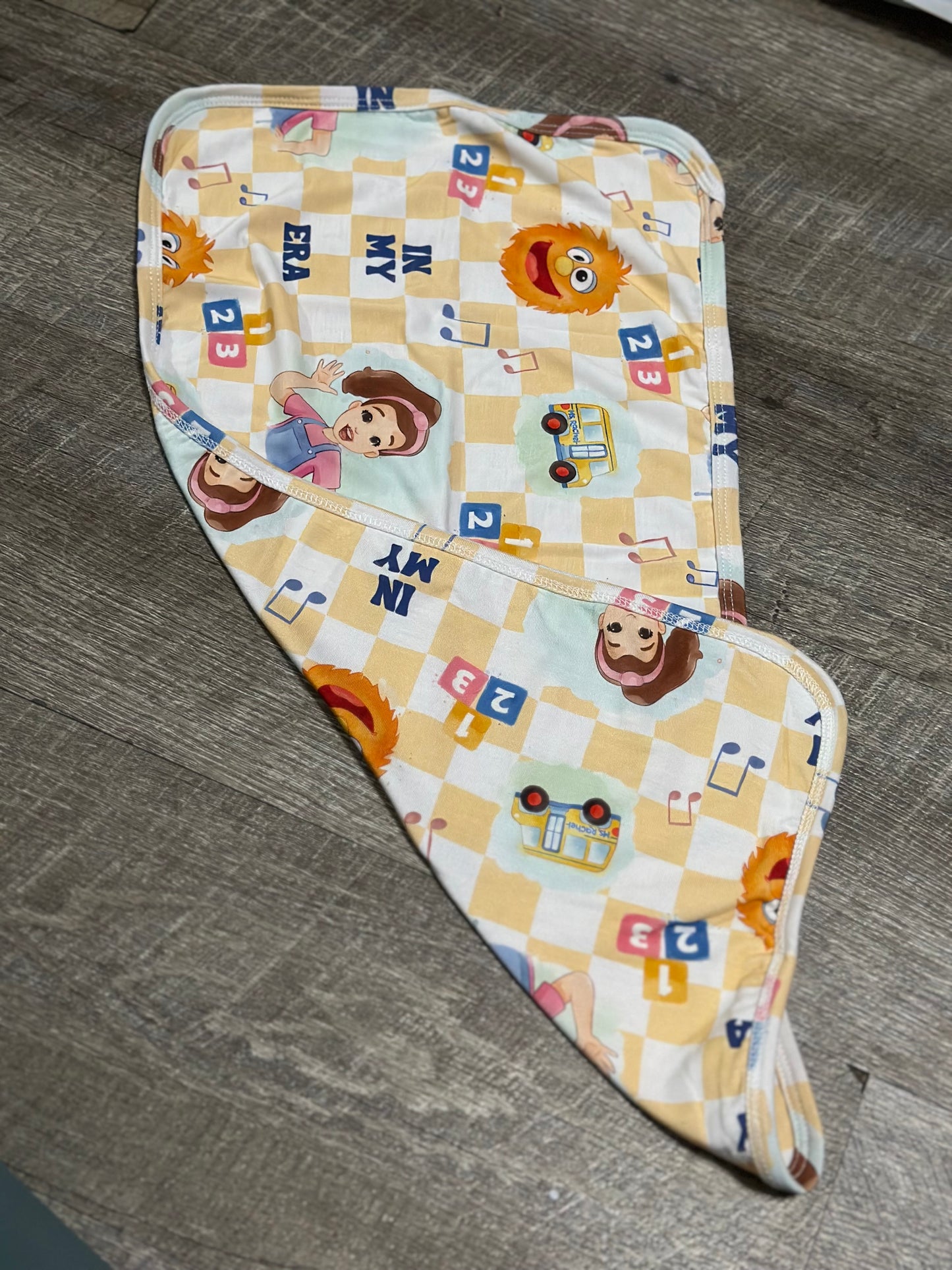 Checker Ms Rachel - Burp Cloth - RTG