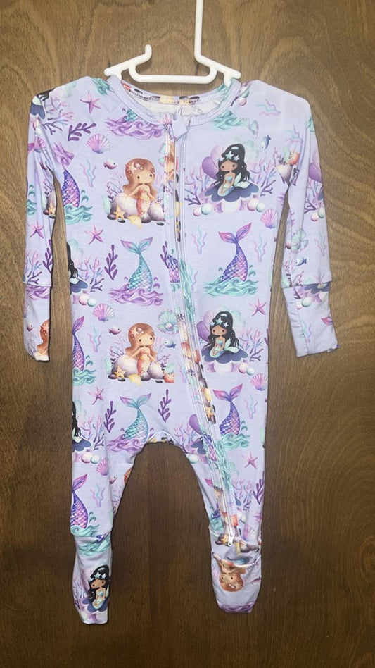 Purple Mermaids - 0/3m - RTG