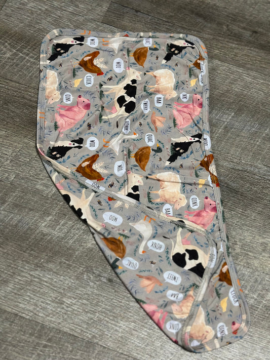 Farm Animals - Burp Cloth - RTG