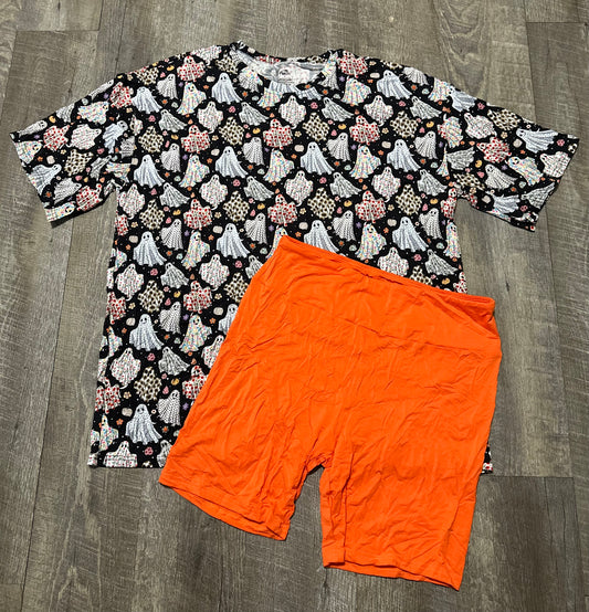 Floral Ghost - Adult Biker Set