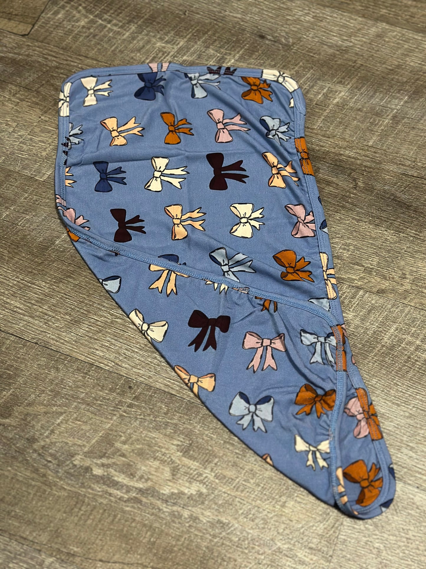 Blue Bows - Burp Cloth - RTG