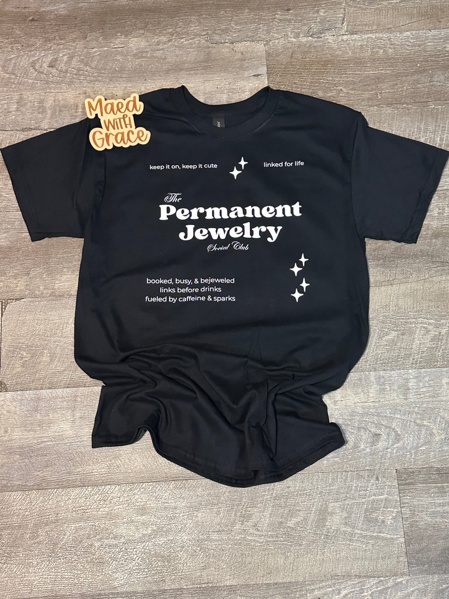 The Permanent Jewelry Social Club - Comfort Colors Tshirt