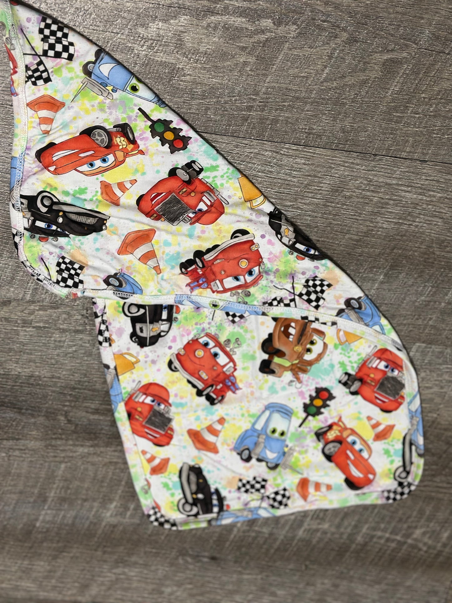 Splatter Cars - Burp Cloth - RTG