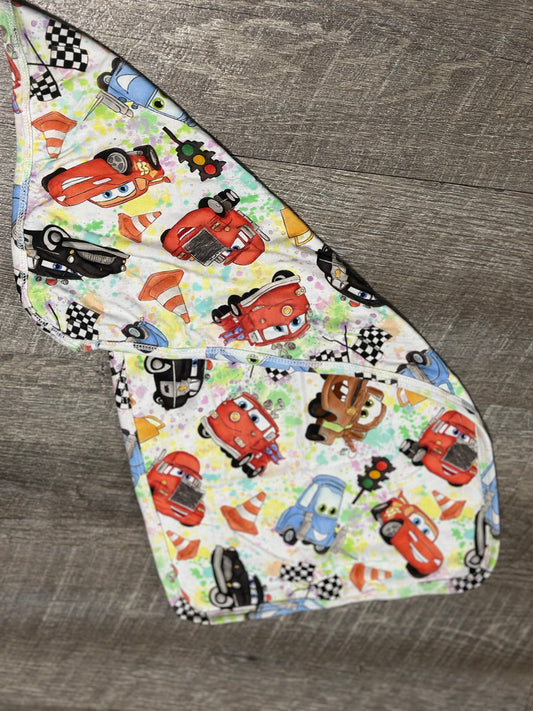 Splatter Cars - Burp Cloth - RTG