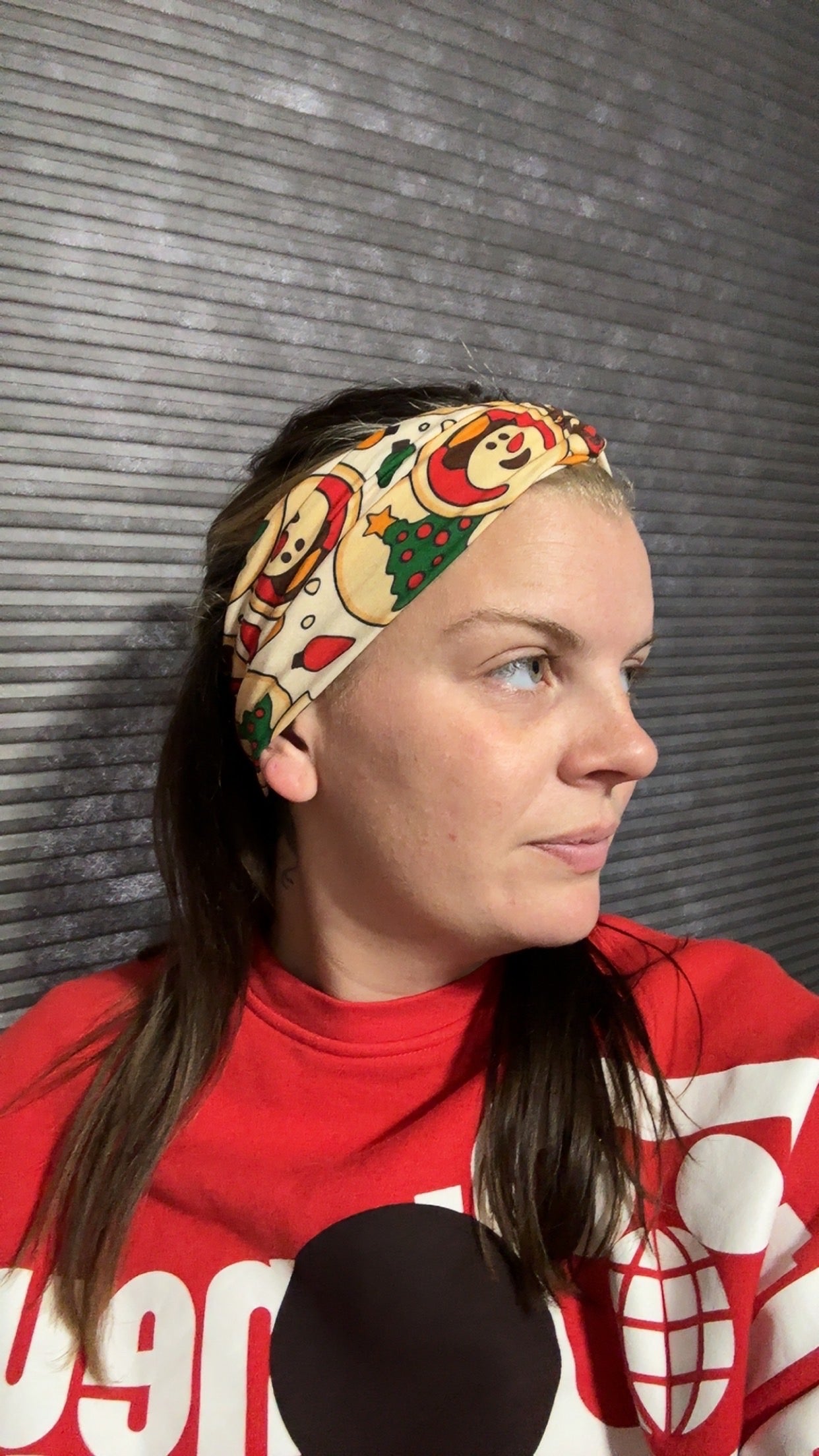 Christmas Cookies Bamboo Headbands - Adult Size - RTG