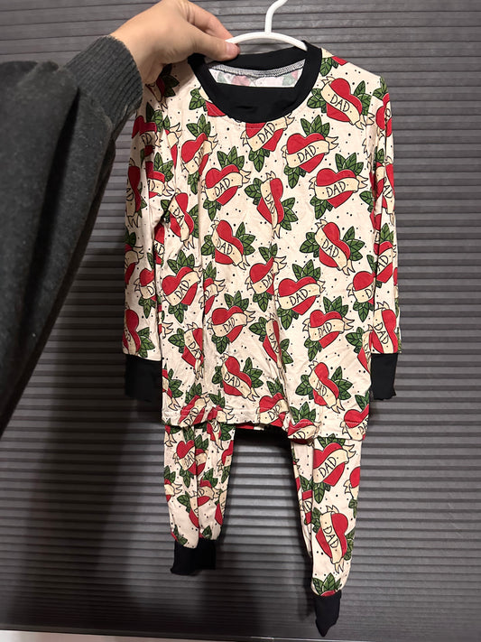 Heart Dad - 2 Piece - 4T