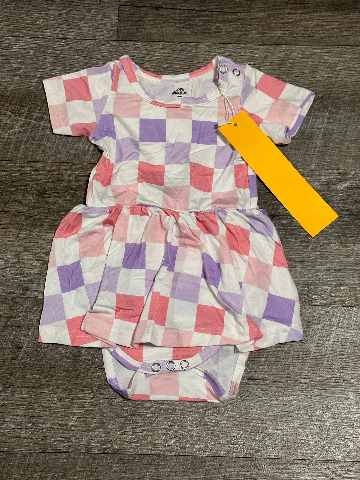Sugarplum Checks - Bodysuit Twirl - RTG