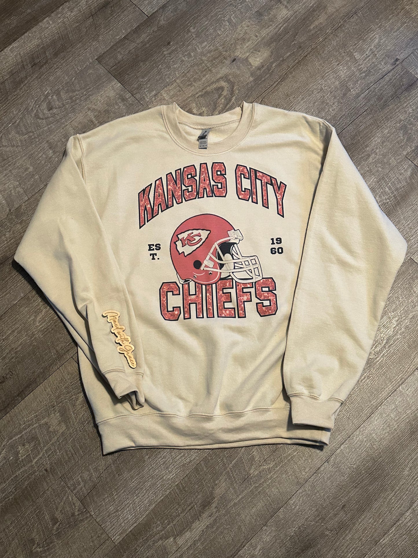 Kansas City Chiefs - Faux Glitter