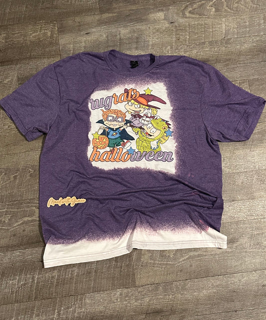 Rugrats Halloween - Bleached T-shirt