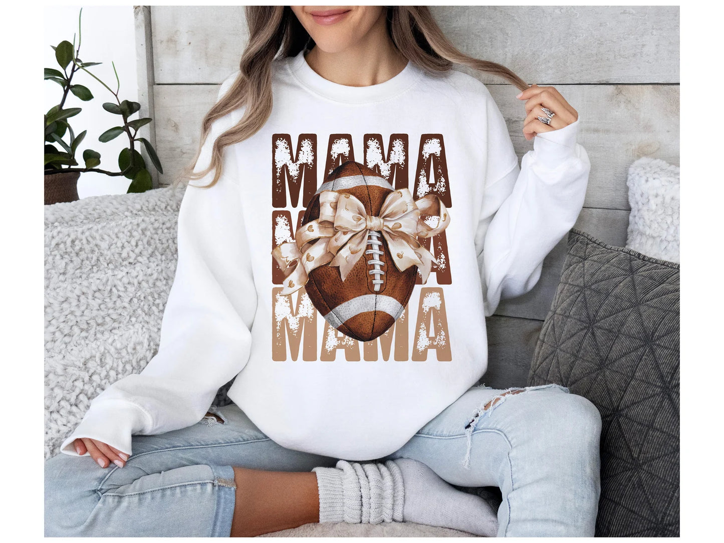 Mama Football & Bow